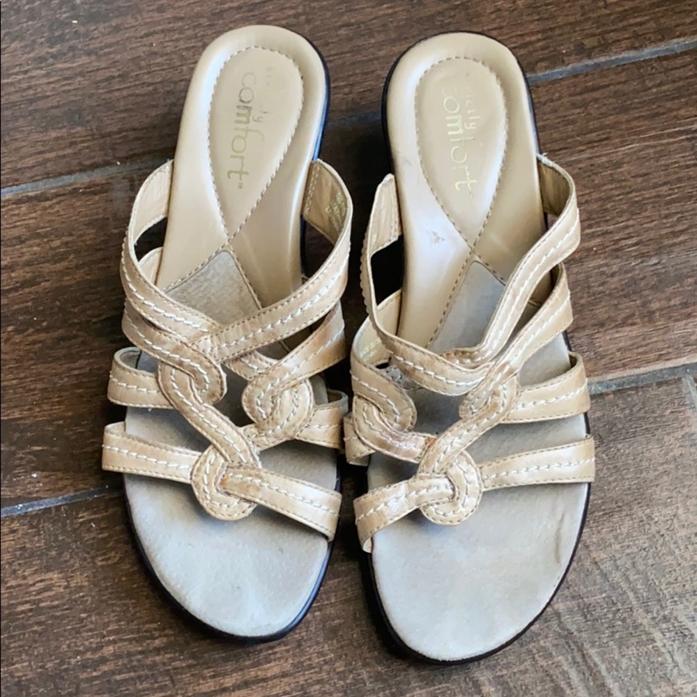 Strictly comfort leather sandals